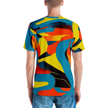 Men's Crew Neck T-Shirt - Fragmented Rhapsody