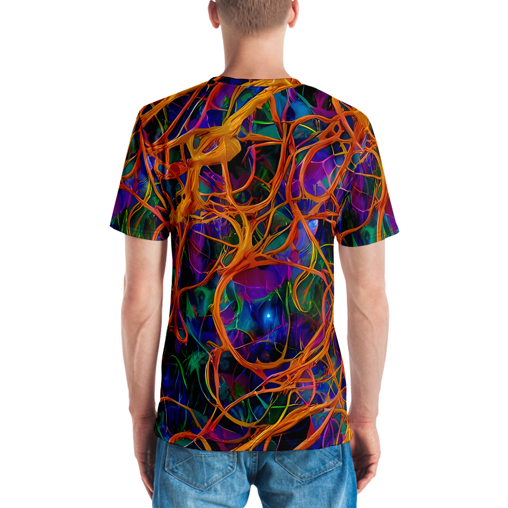 Men's Crew Neck T-Shirt - Spectral Weave