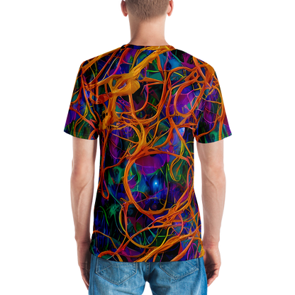 Men's Crew Neck T-Shirt - Spectral Weave