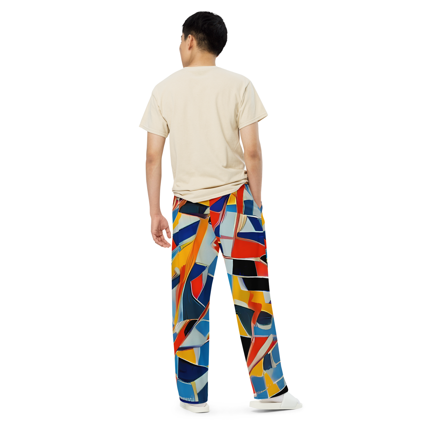 Wide-Leg Pants - Abstract Mingle