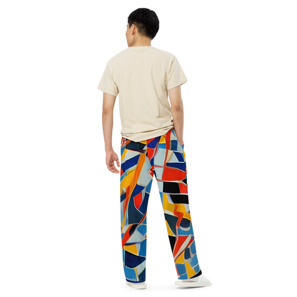 Wide-Leg Pants - Abstract Mingle