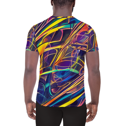 Men's Athletic T-Shirt - Vector Rhapsody