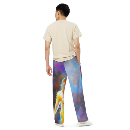 Wide-Leg Pants - Impressionist Drift