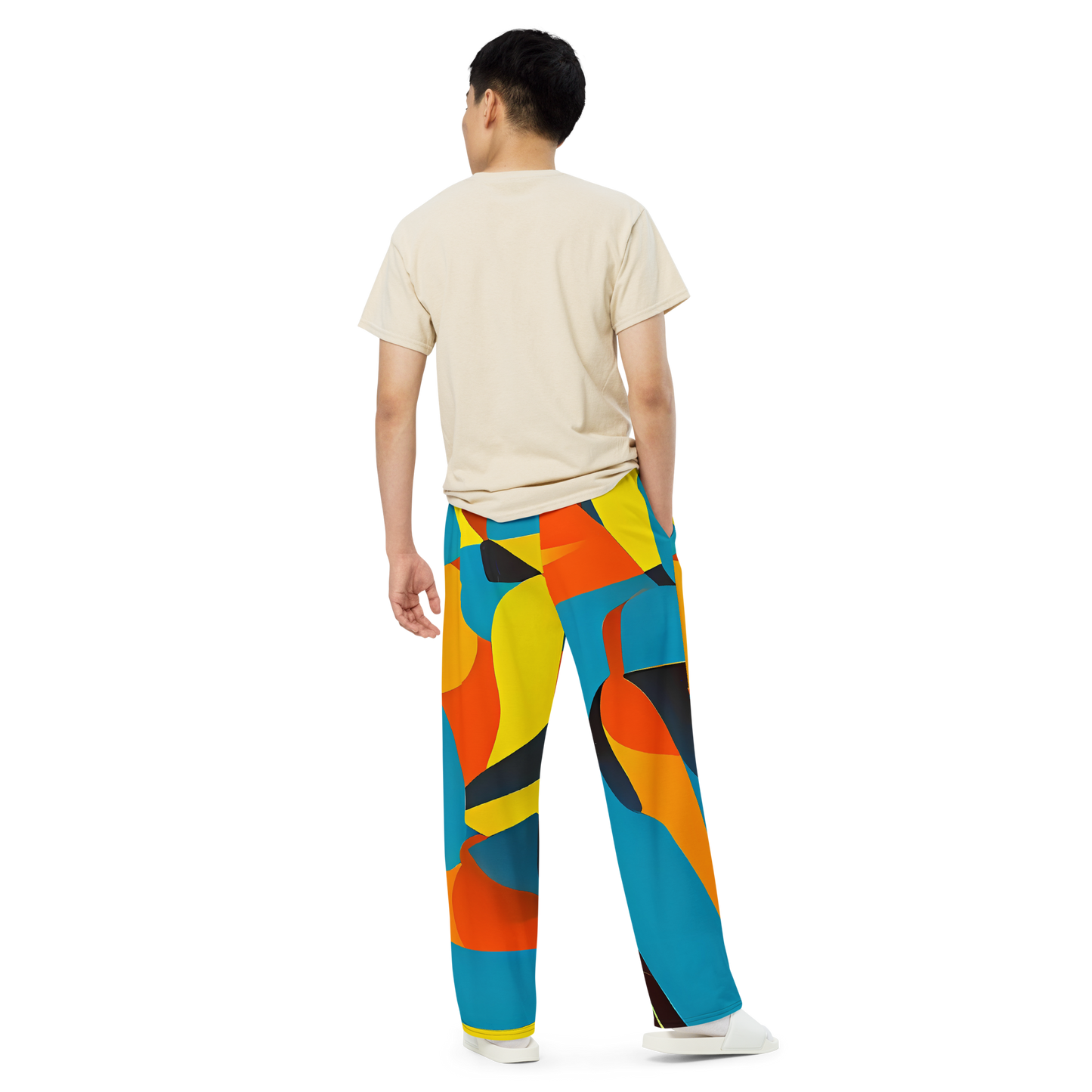 Wide-Leg Pants - Fragmented Rhapsody