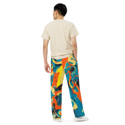 Wide-Leg Pants - Abstract Tango