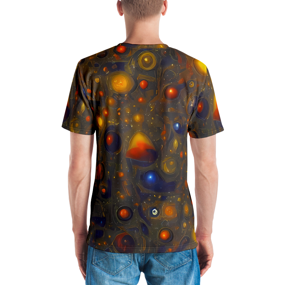 Men's Crew Neck T-Shirt - Chromal Flux