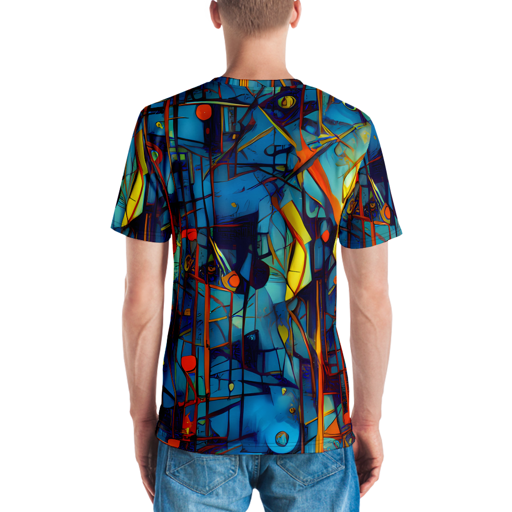 Men's Crew Neck T-Shirt - Abstract Eddy