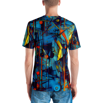 Men's Crew Neck T-Shirt - Abstract Eddy