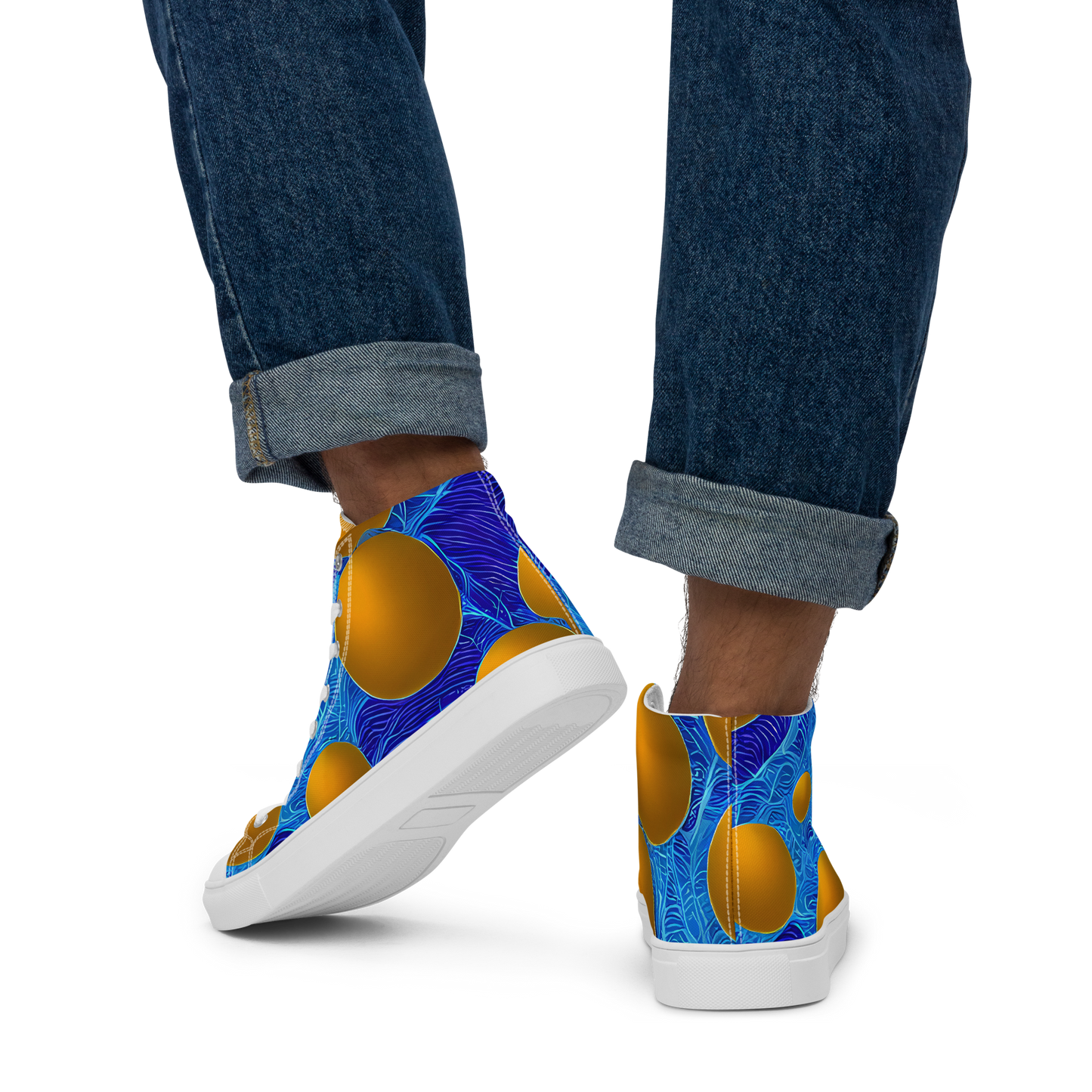 Men's High Top Canvas Shoes - Remnev Reverie