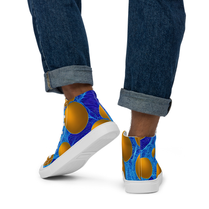 Men's High Top Canvas Shoes - Remnev Reverie