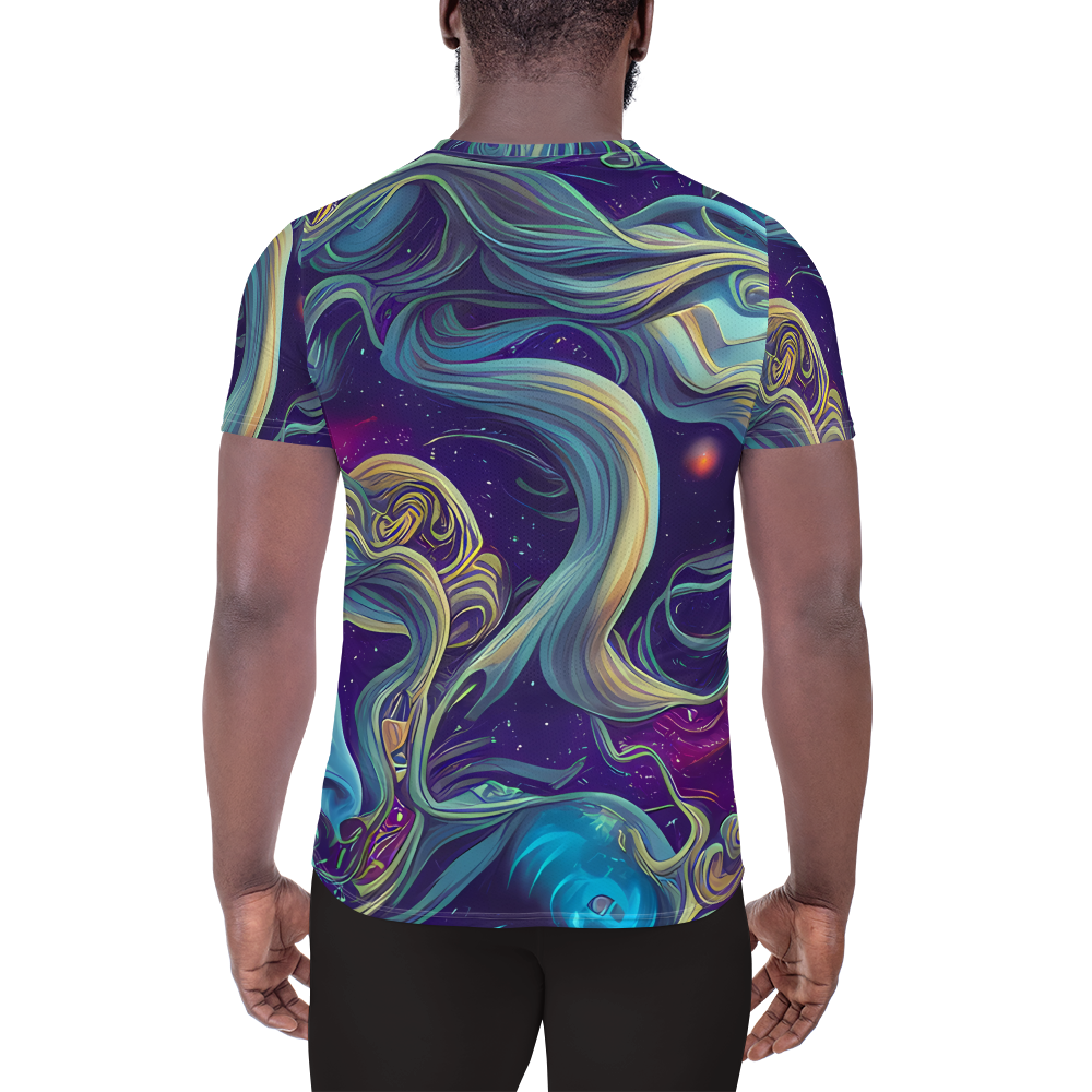 Men's Athletic T-Shirt - Stellar Waves