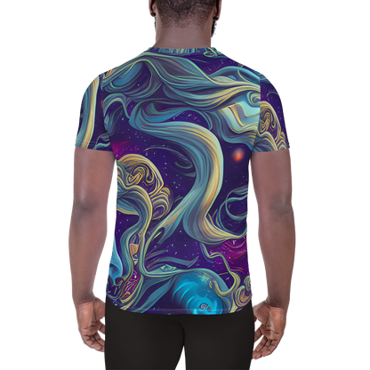 Men's Athletic T-Shirt - Stellar Waves