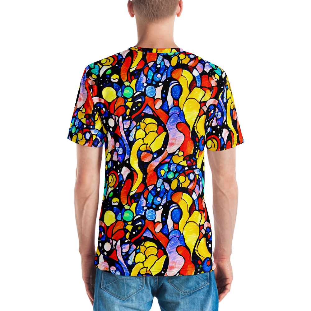 Men's Crew Neck T-Shirt - Supernova Symphony