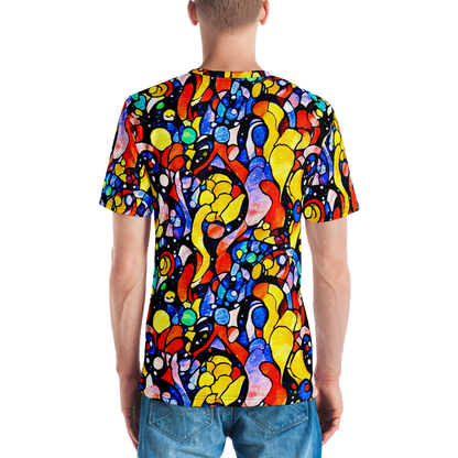 Men's Crew Neck T-Shirt - Supernova Symphony