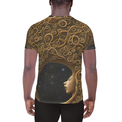 Men's Athletic T-Shirt - Ethereal Coils