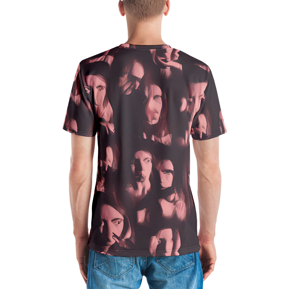 Men's Crew Neck T-Shirt - Portrait Whispers