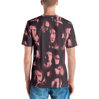 Men's Crew Neck T-Shirt - Portrait Whispers