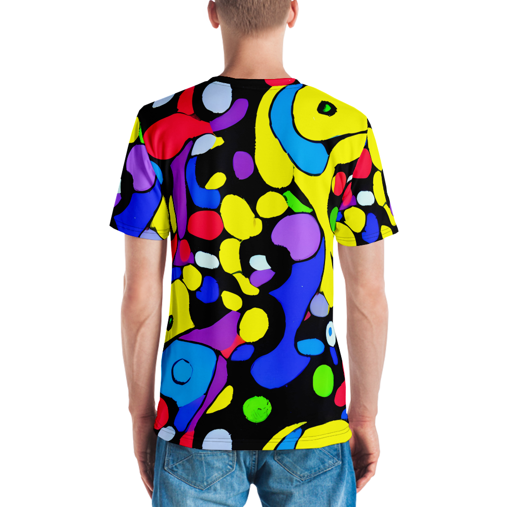 Men's Crew Neck T-Shirt - Miró's Mosaic