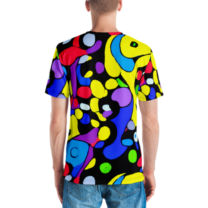 Men's Crew Neck T-Shirt - Miró's Mosaic