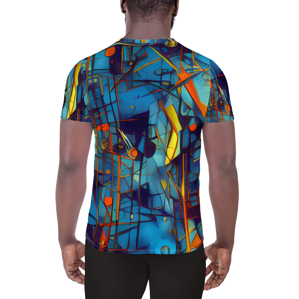 Men's Athletic T-Shirt - Abstract Eddy