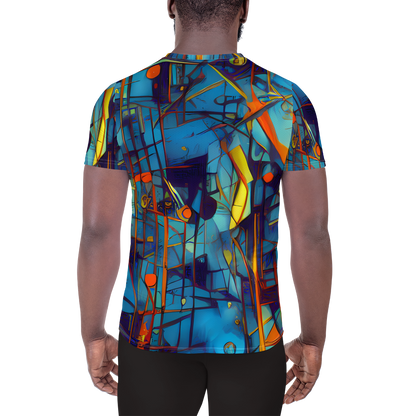 Men's Athletic T-Shirt - Abstract Eddy