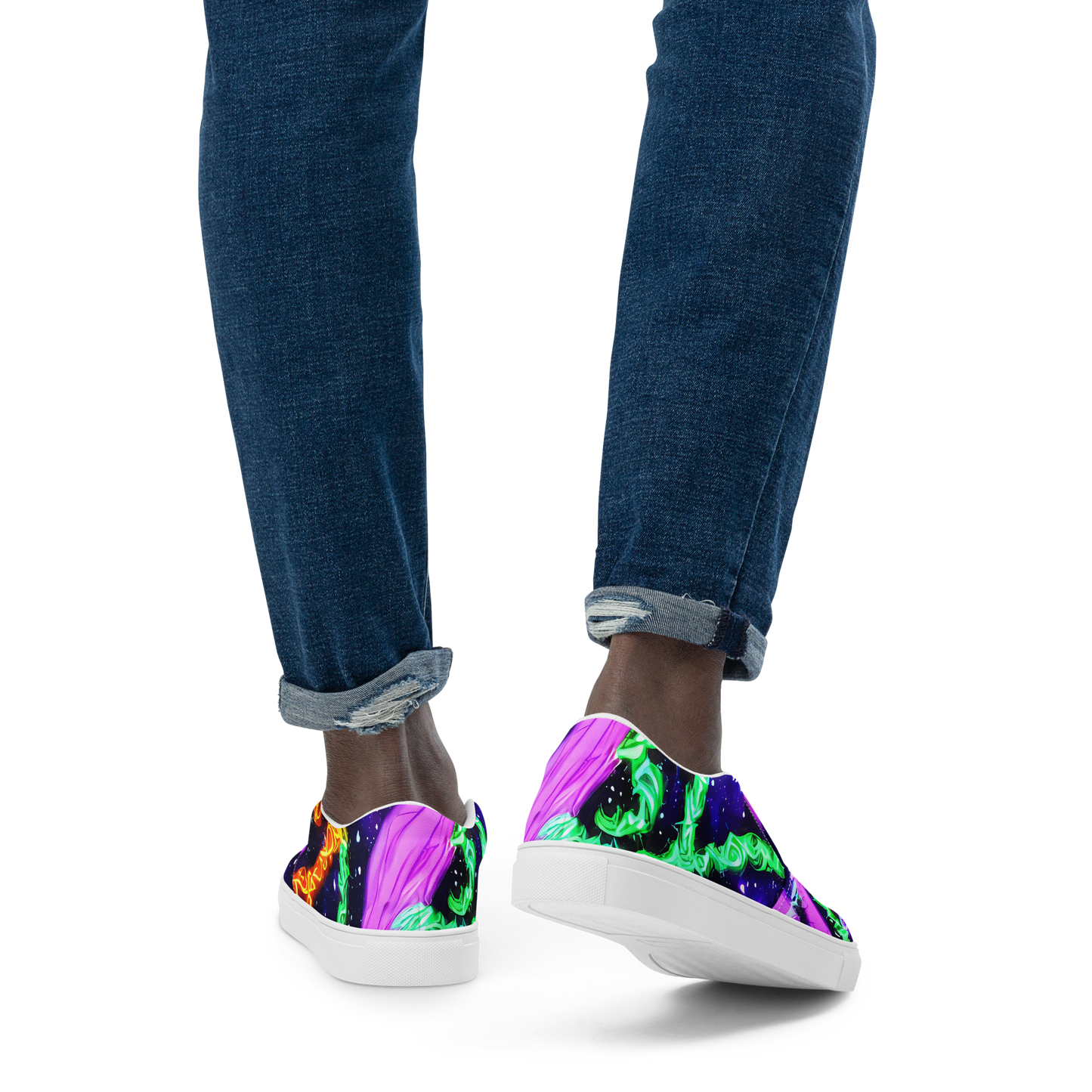 Men's Slip-On Canvas Shoes - Enckell's Nebula