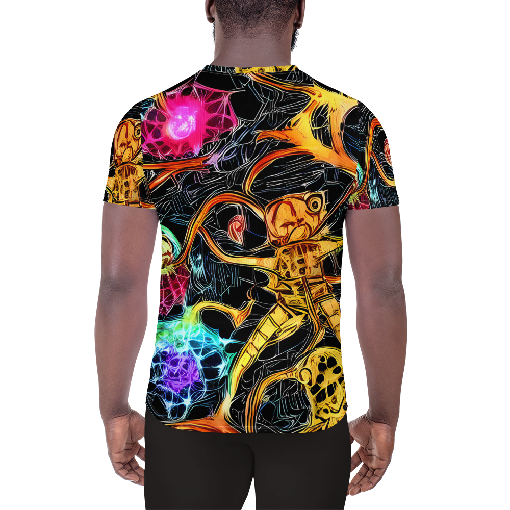 Men's Athletic T-Shirt - Psychedelic Pulsar