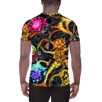 Men's Athletic T-Shirt - Psychedelic Pulsar