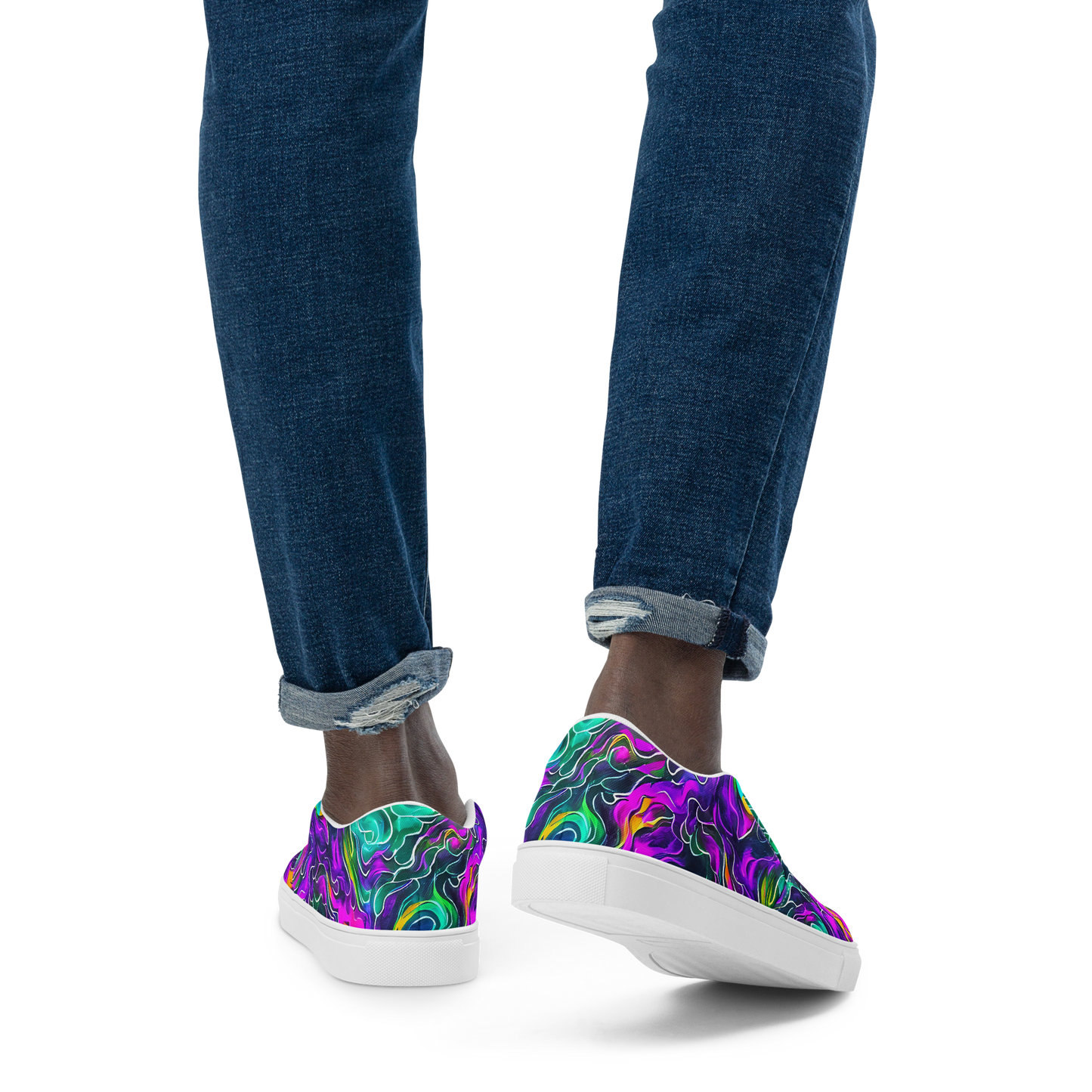 Men's Slip-On Canvas Shoes - Vortex Dream