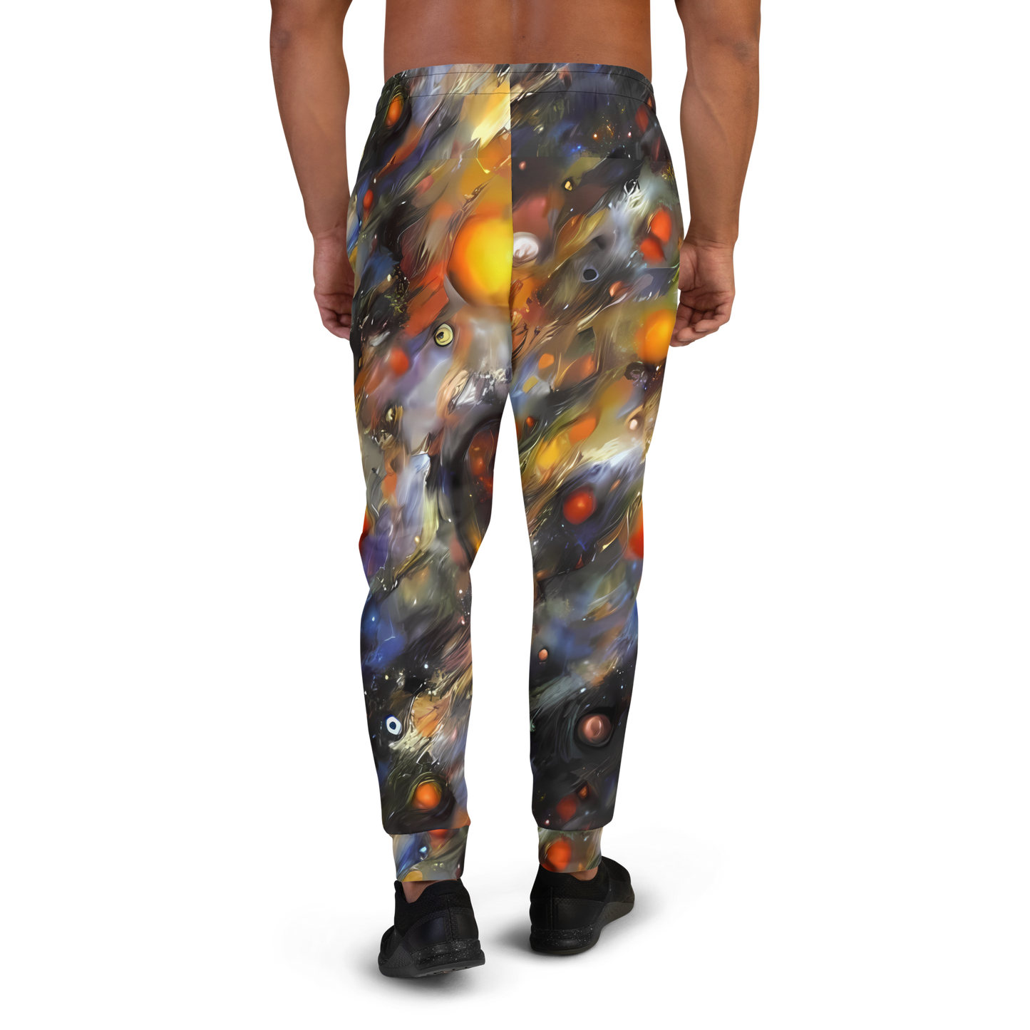 Men’s Joggers - Brushstroke Blaze