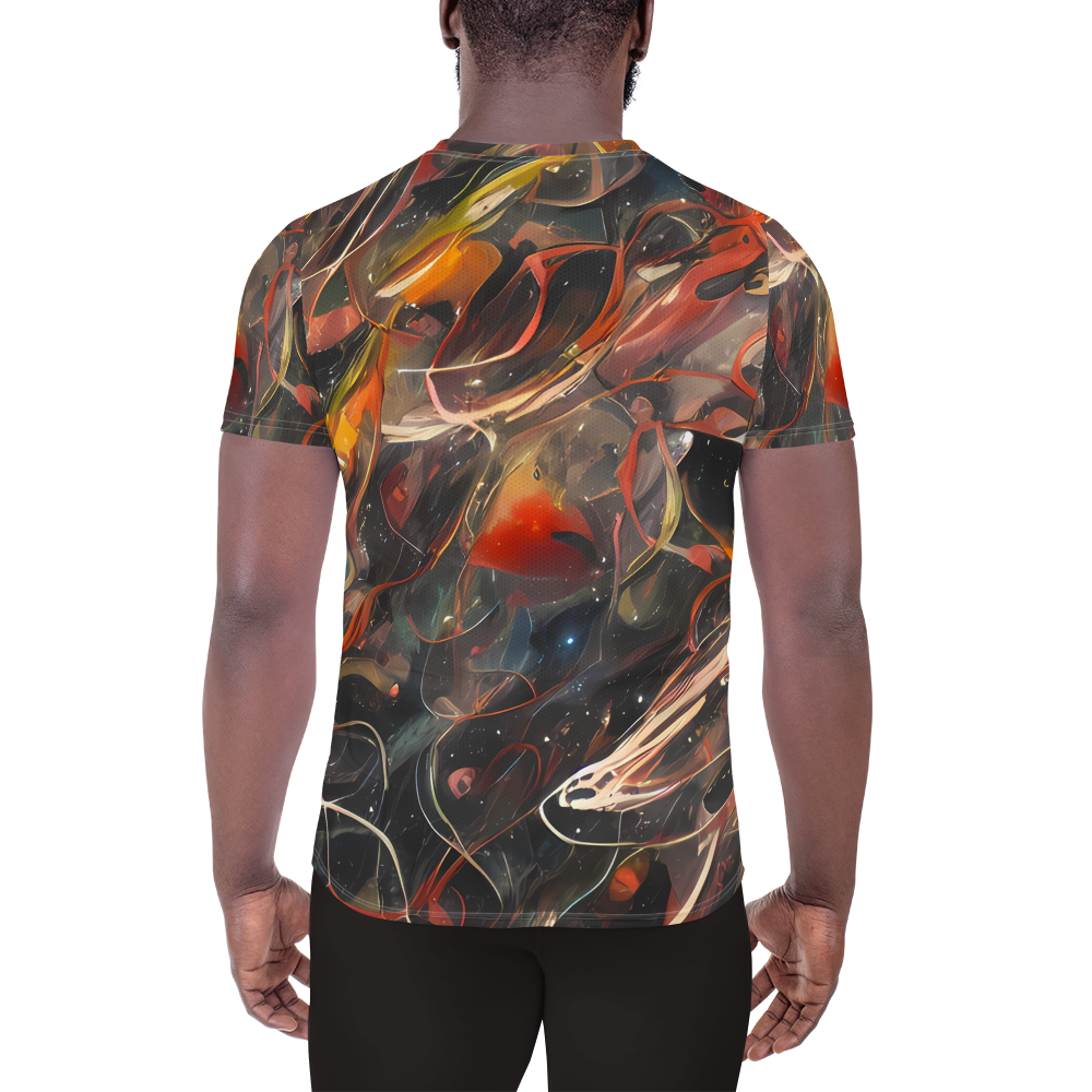 Men's Athletic T-Shirt - Temporal Vortex