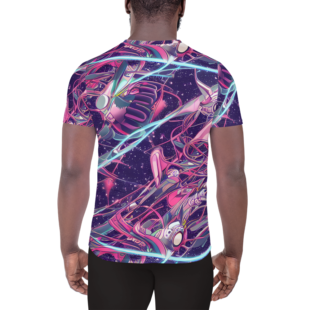 Men's Athletic T-Shirt - Neo-Tokyo Twirl