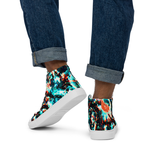 Men's High Top Canvas Shoes - Whirlpool Dream