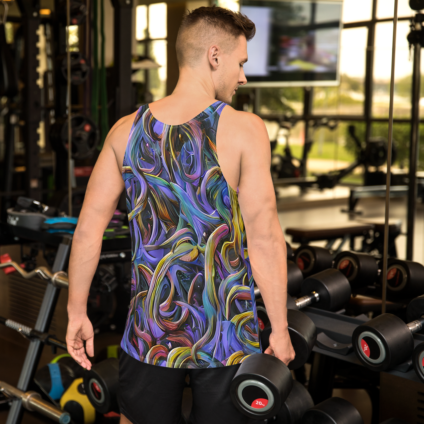 Men's Tank Top - Tanning Twirl