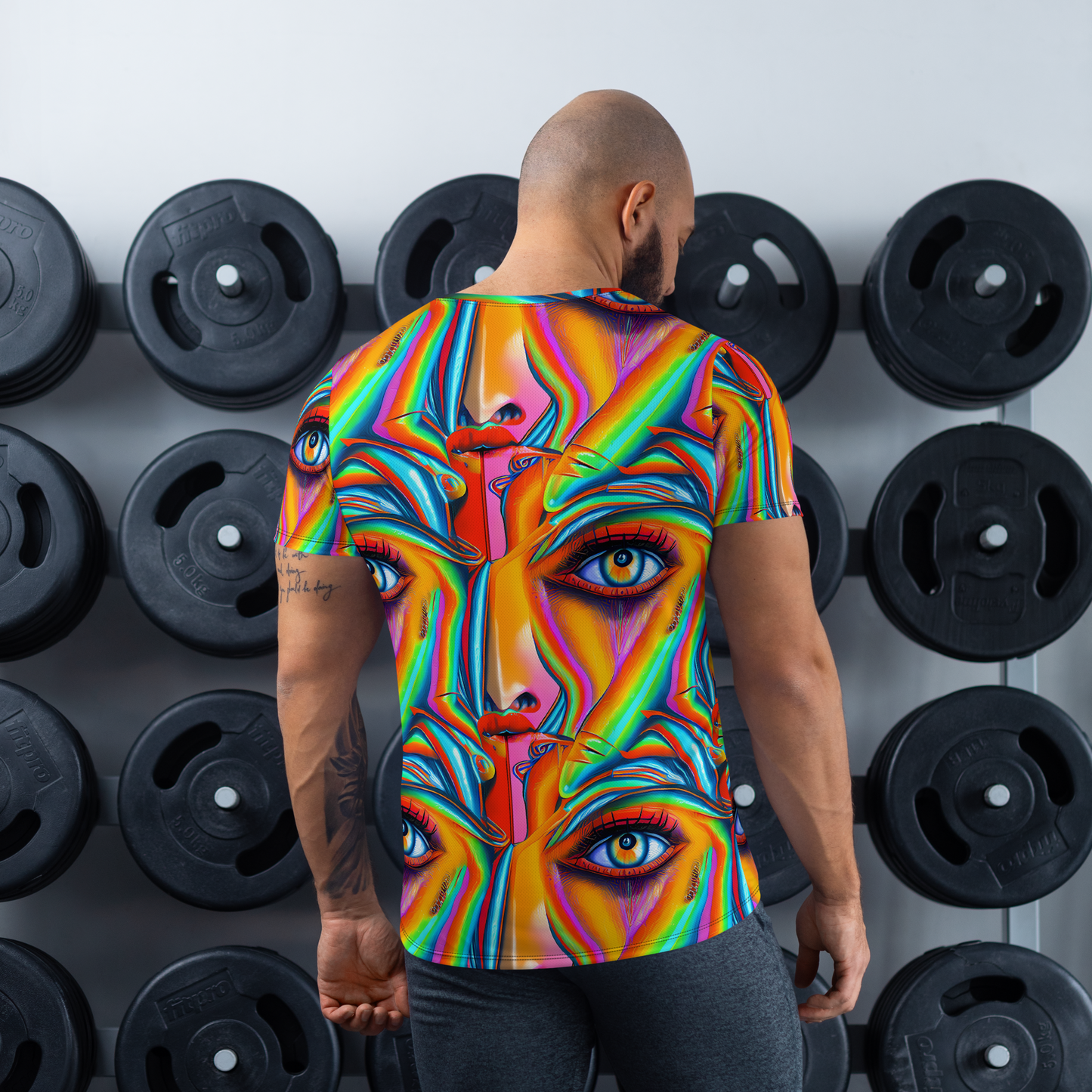 Men's Athletic T-Shirt - Kaleidovisions