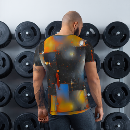 Men's Athletic T-Shirt - Monet's Matrix
