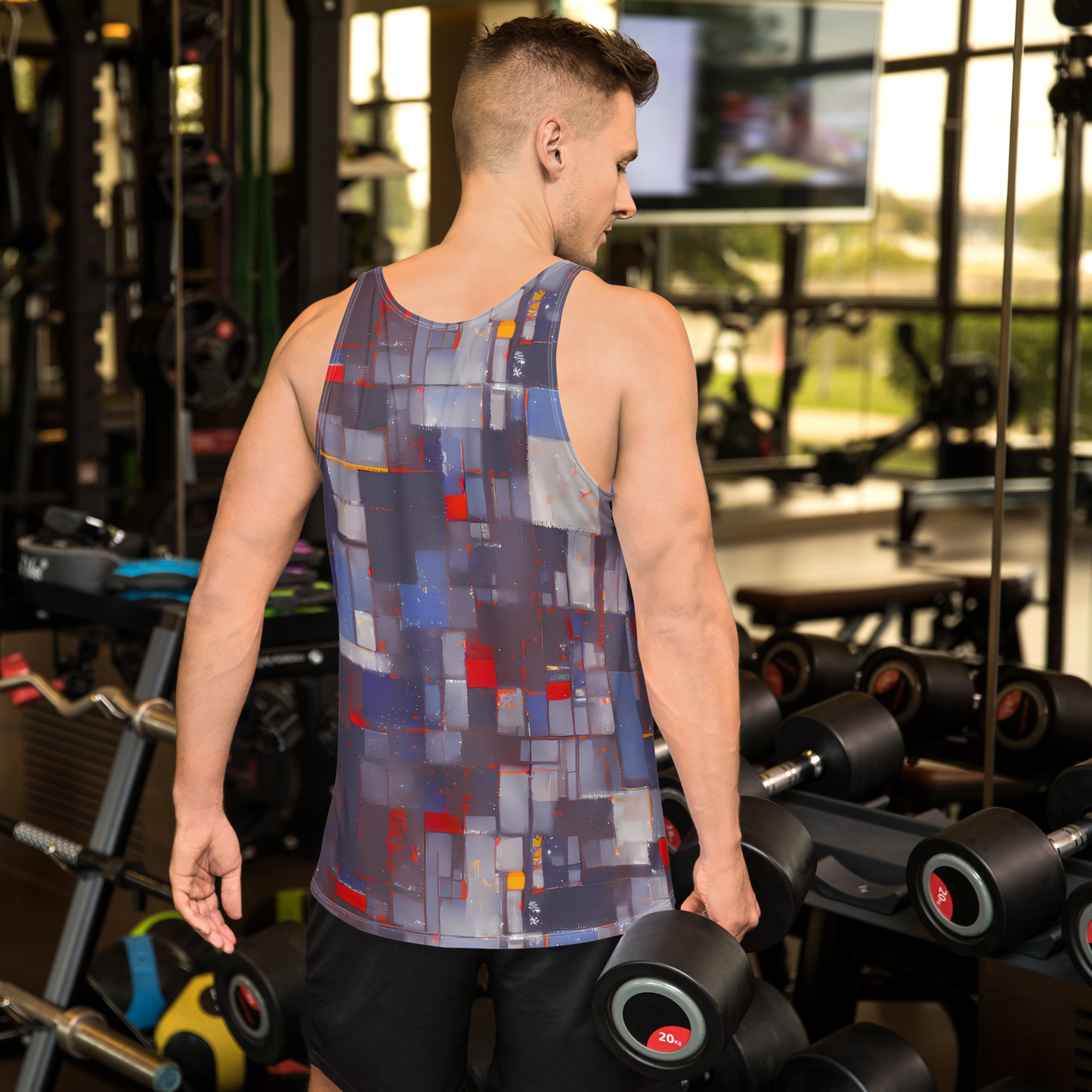 Men's Tank Top - Cubist Rhythm