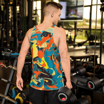 Men's Tank Top - Abstract Tango