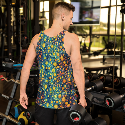 Men's Tank Top - Starry Orbits