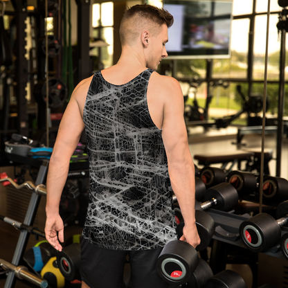 Men's Tank Top - Monochrome Mesh