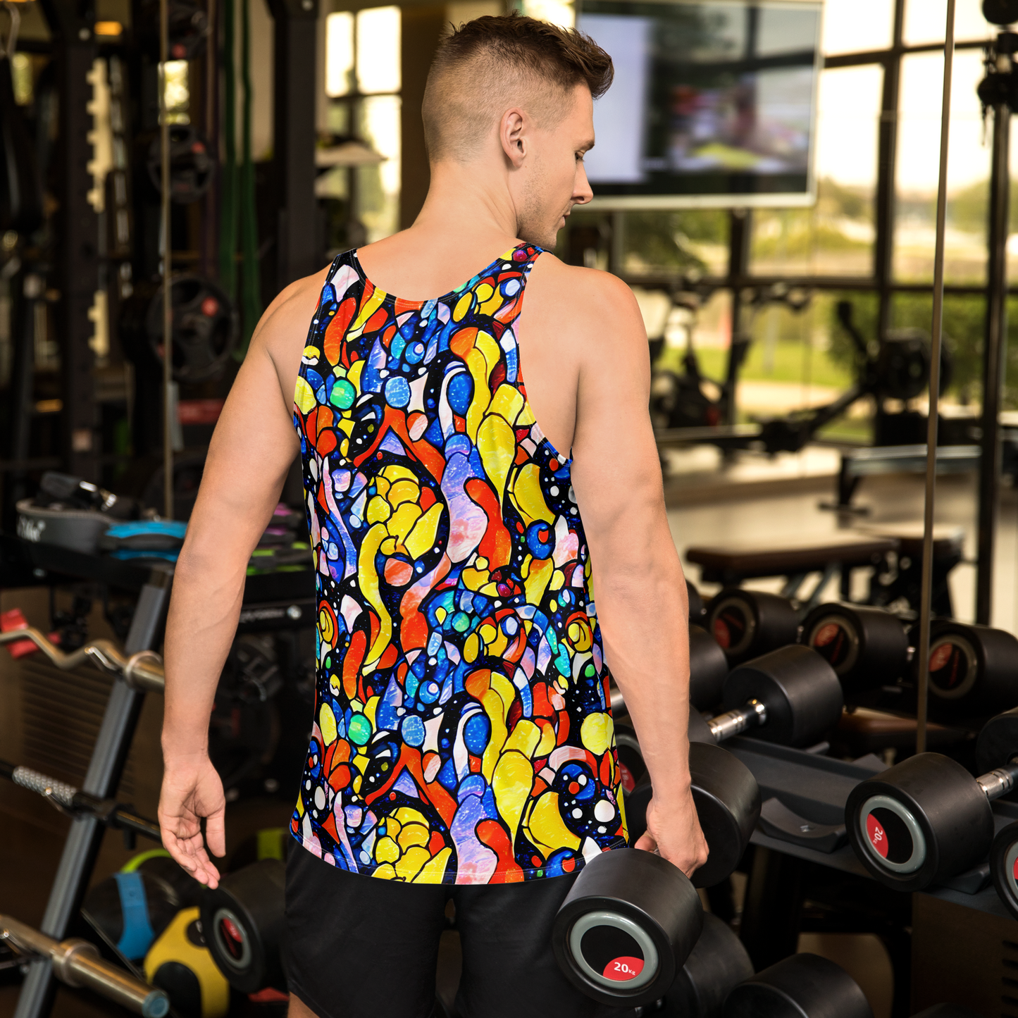 Men's Tank Top - Supernova Symphony