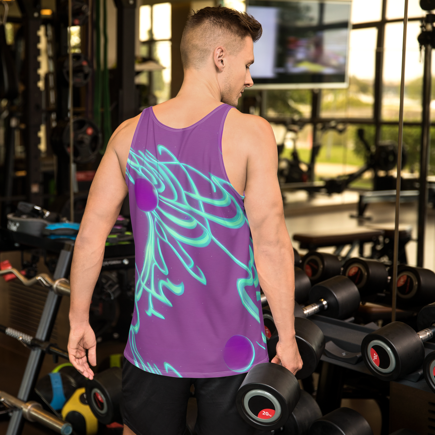 Men's Tank Top - Neon Drift