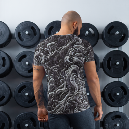 Men's Athletic T-Shirt - Savrasov Swirls