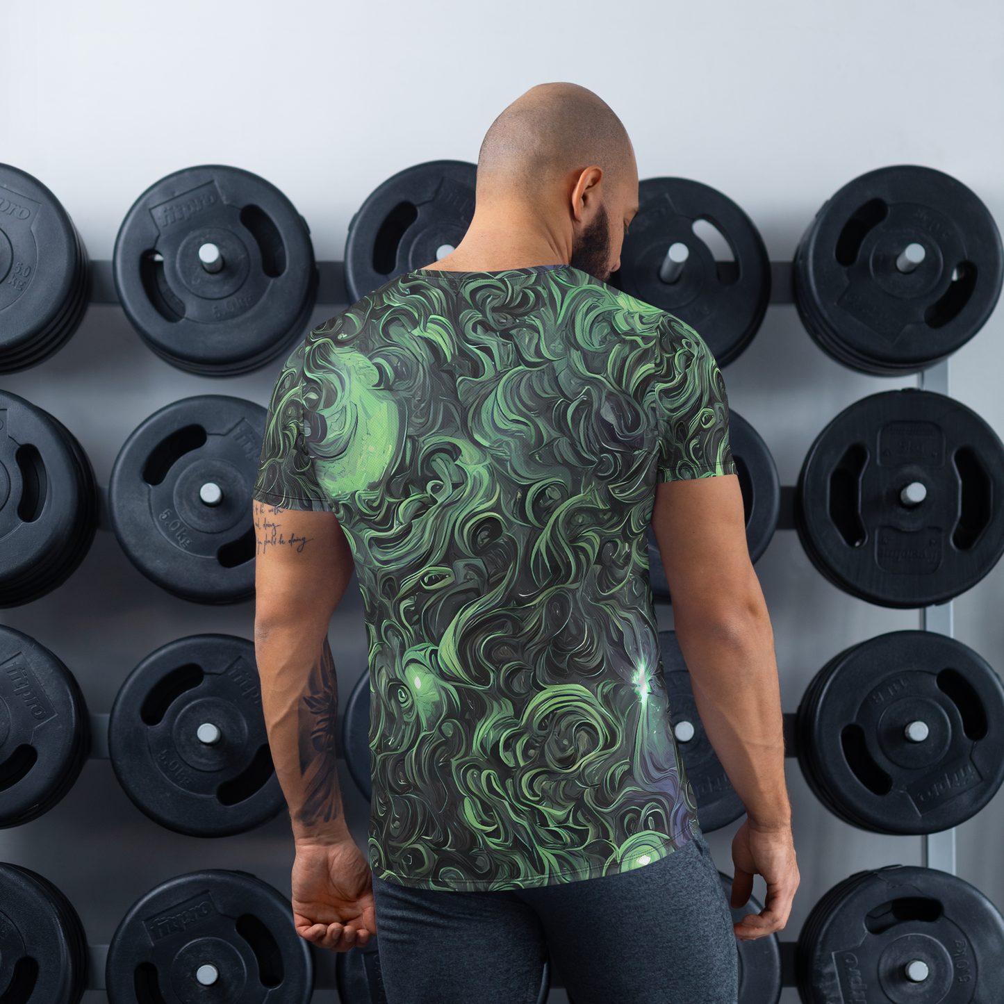 Men's Athletic T-Shirt - Savrasov Swirls