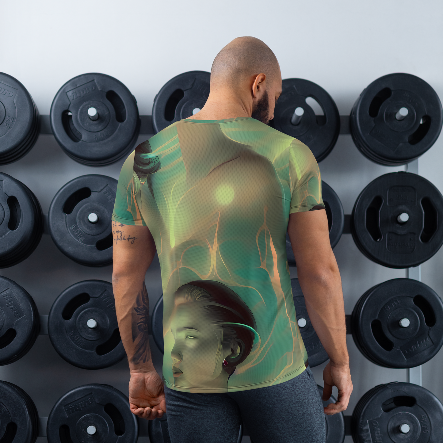 Men's Athletic T-Shirt - Spectral Whisper