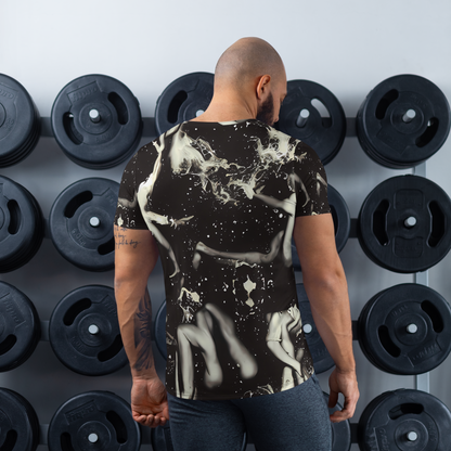 Men's Athletic T-Shirt - Newton's Silhouette