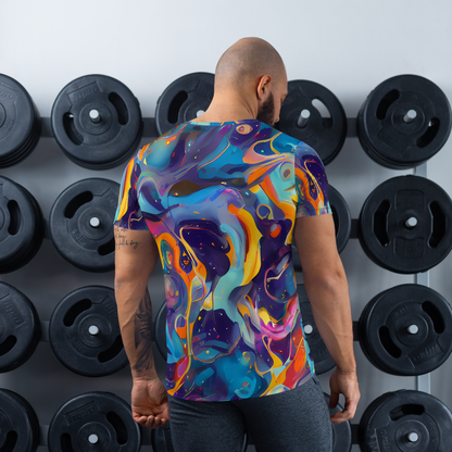 Men's Athletic T-Shirt - Whimsical Fusion
