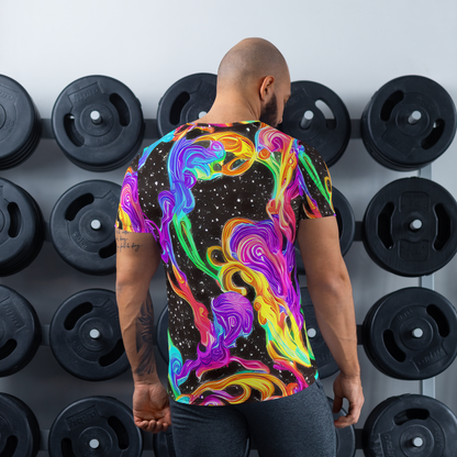 Men's Athletic T-Shirt - Yuan Whirls