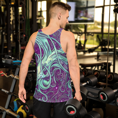 Men's Tank Top - Temple Swirls