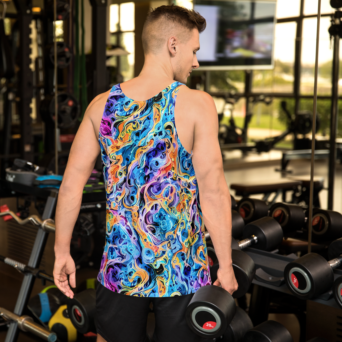 Men's Tank Top - Rococo Vortex